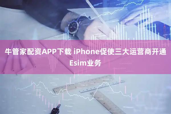 牛管家配资APP下载 iPhone促使三大运营商开通Esim业务