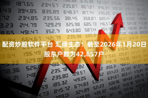配资炒股软件平台 汇绿生态：截至2026年1月20日股东户数为42,857户