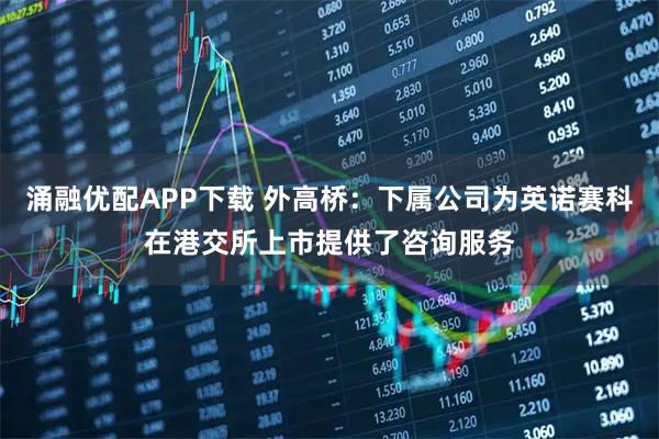 涌融优配APP下载 外高桥:下属公司为英诺赛科在港交所上市提供了咨询服务