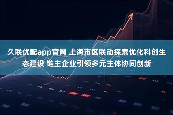 久联优配app官网 上海市区联动探索优化科创生态建设 链主企业引领多元主体协同创新