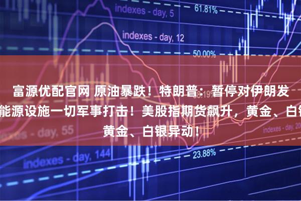 富源优配官网 原油暴跌！特朗普：暂停对伊朗发电厂和能源设施一切军事打击！美股指期货飙升，黄金、白银异动！